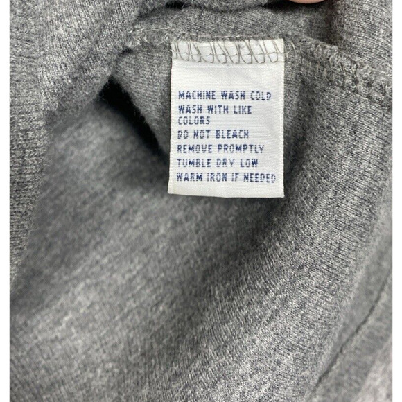 Polo Ralph Lauren Shirt Mens Large Grey Mock Neck 1/4 Zip Vintage Preppy - Picture 9 of 11